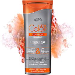 Joanna Ultra Color – Shampoo per capelli in tonalità di rame – Shampoo per capelli rinforzante e rivitalizzante – Rinfresca il colore – Migliora l'intensità del colore – Cura e idratazione dei capelli