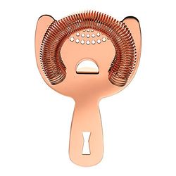 Barfly Premium Hawthorn Strainer, Copper Plated, Stainless Steel, 15.24 x 9.53 x 3.81 cm