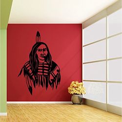 Tatoutex Stickers L'indien - Beige, L 90cm x H 135cm