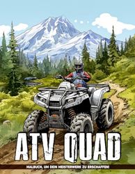 ATV Quad: Malvorlagen Für Offroad-Abenteuer, Geburtstagsgeschenke Zum Stressabbau