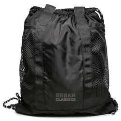 Urban Classics Unisex återvunnen Ripstop multifunktionell gymbag väska, svart, en storlek