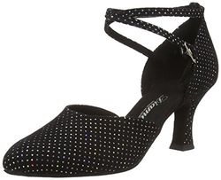 Diamant 058-080-155 - Zapatos de baile para Mujer, Negro, 35 1/3 EU