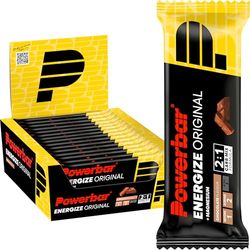 Powerbar Energize Original Chocolate 15x55g - Barre Énergétique à Haute Teneur en Carbone + C2MAX Magnésium et Sodium
