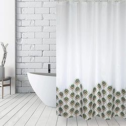 MSV Cortina DE Ducha Polyester 180X200CM Peacock
