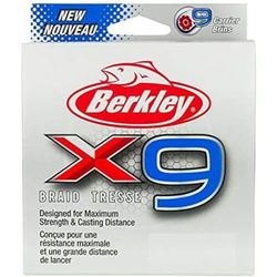 Berkley x5 Braid Línea de Pesca Trenzada de Cristal, Adultos Unisex, 2188yd