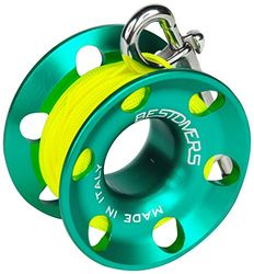 Best Divers ML0086 vismolen duikrol, groen, 15 meter