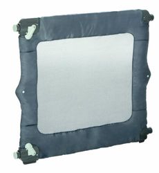Safety 1st Travel Safety Barrier, porta de escada para viagens, porta de escada de ajuste de pressão, porta infantil também adequada para cães, 6 meses a 2 anos, cinza escuro