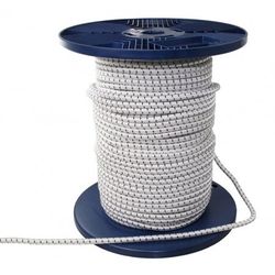 LINDEMANN Nuevo 2024-GOMA Elastica DE 3 mm. -100 MTS. Blanca, AL031-100 Other, Multicolor, One Size