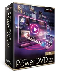 CyberLink PowerDVD 22 Ultra | Preisgekrönter Media Player für Blu-ray-/DVD-Disc und professionelle Medienwiedergabe und -verwaltung | Wiedergabe praktisch aller Dateiformate | Windows 10/11 [Box]