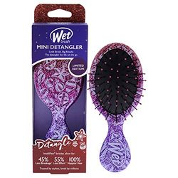 Wet Brush Mini Detangler Winter Glitter Brush - Holiday Treats By For Women - 1 Pc Hair Brush (Limited Edition)