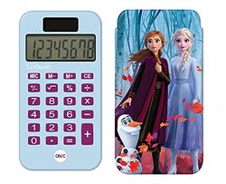 Fickräknare Disney Frozen, Olaf, konventionella och avancerade räknesystemfunktioner, styvt skyddshölje, med batteri, blå/lila, C45FZ