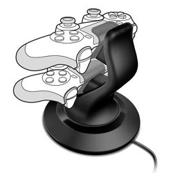 Speedlink TWINDOCK laadsysteem - laadstation voor Dualshock 4 gamepads voor gaming / console / PS4, zwart