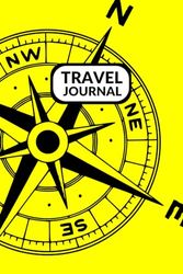 Travel Journal: Compass rose themed notebook