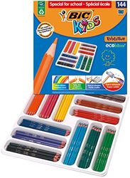 BIC Kids Evolution ECOlutions Colouring Pencils - Assorted Colours, Classpack of 144,880500