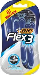 BIC Rasoio BIC Flex 3 Comfort, da uomo, confezione da 8