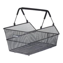 BASIL 8715019112270 Cestino per bicicleta, unissexo para adultos, preto, 45 cm x 33 cm x 24 cm