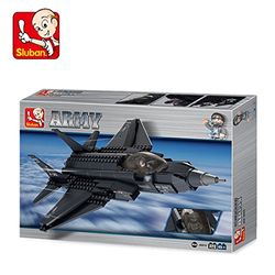 Sluban SlubanM38-B0510 Fighter Jet Building Bricks Set