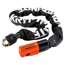 Kryptonite Evolution 1090 Kettingslot, 90 cm, veiligheidsgraad 8/10, anti-diefstal, fietsslot, hoge veiligheid, met 10 mm stalen ketting en 3 sleutels