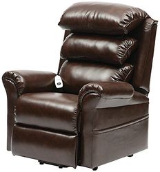 Aidapt Ecclesfield Riser and Recliner Electric Arm Chair With OKIN Motor for Safety, Easy to Work Remote Control and Hard Wearing Wipe Clean Material for Use in Lounge, Sitting Room and Bedrooms.