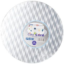 PME CCR819 Ronde Cake Card 10"/254 mm, Karton, Zilver