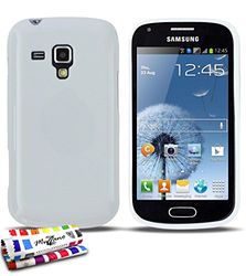MUZZANO Originele "Le Glossy" hybride flexibele shell case voor Samsung Galaxy Trend - wit
