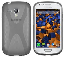 mumbi X-TPU Protective Case for Samsung Galaxy S3 mini Semi-Transparent Black