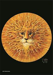 Heart Rock Drapeau Original Stanley Mouse Sun Lion, Tissu, Multicolore, 110 x 75 x 0,1 cm