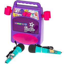 Altavoz Barbie con 2 micrófonos (4412)