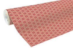 Clairefontaine 50 M x 70 cm rojo diseño geométrico papel Kraft papel de regalo
