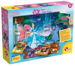 Lisciani Giochi 48441 - Cenerentola Puzzle Maxi Flip Flap, 24 Pezzi