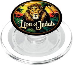 Hebreo israelita YHWH León de Judá Yahvé Arte rastafari PopSockets PopGrip para MagSafe