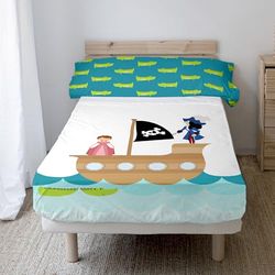 Flying boy Juego de sábanas 2 piezas 180x270 cm (Cama 105)