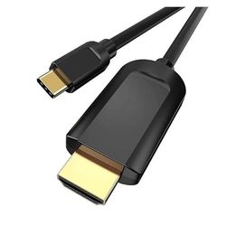 PRENDELUZ Zwarte converterkabel USB Type C stekker - HDMI stekker, 1 meter