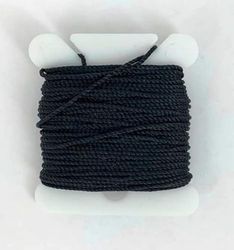 Takelgaren, zwart, 1,0 mm x 9,14 meter