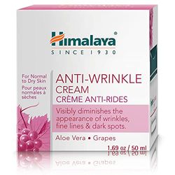 Himalaya Herbals Anti-Wrinkle Cream 50g | Previene le rughe, idrata e energizza il viso | Trattamento naturale per una pelle luminosa ed incandescente (Anti-wrinkle Cream)
