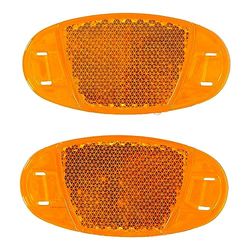 Dunlop ekerreflektorer 7 cm 2 apelsinbitar