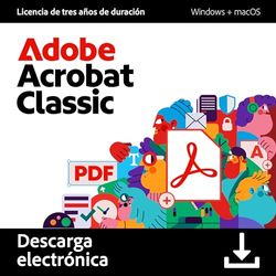 Adobe Acrobat Classic | Licencia de 3 años | Editar, rellenar y firmar PDF|PC/Mac | Descarga Digital