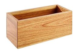APS caddy de table 23 x 10 cm, H: 10 cm Akazienholz