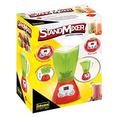 Idena 40471 - Staafmixer voor kinderen met realistische geluidseffecten, keukenmachine met 3 bedieningsfuncties, speelgoed voor het aanleren van praktische vaardigheden multi kleuren