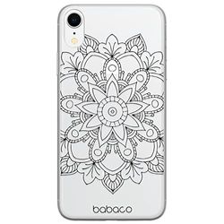 ERT GROUP mobiltelefonfodral för Iphone XR originalt och officiellt licensierat Babaco mönster Mandalas 006 optimalt anpassad till formen på mobiltelefonen, gedeeltelijk transparant