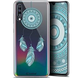 Caseink Hoes voor Samsung Galaxy A70 (6.7) [Gel Motief HD Collectie Dreamy Design Attrape Rêves Blue - Flexibel - Ultra Thin - Gedrukt in Frankrijk