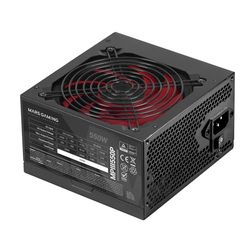 Mars Gaming MPIII550P, Alimentation PC ATX 550W, 5 Ans de Garantie, 85% d'Efficacité, Système Digital APFC, Ventilateur FDB 120mm AI-RPM, Technologies DC-DC et SMD, Câbles Plats Extra-Longs, Noir