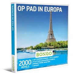 Bongo Bon - Op pad in Europa | Cadeaubonnen Cadeaukaart cadeau voor man of vrouw | 2600 hotels in Europa: hip en charmant, prachtige kastelen en meer