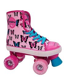 Park City Canvas Butterfly Pattini Classici divisi 4 Ruote, Unisex Bambini, 0017152T33, Rosa, 32-33