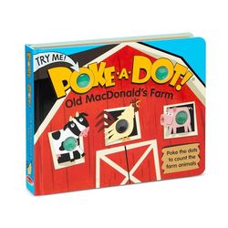 Melissa & Doug- Poke-A-Dot-Old MacDonald's Farm Books, Multi-Color, One Size (41341)