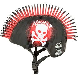 RASKULLZ Kinderhelm (5+ JAAR) - Skull Hawk Red - Unisize 50-54cm