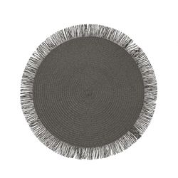 SALVAMANTEL CON FLECOS GRIS