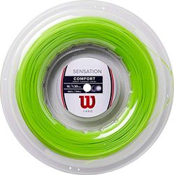 Wilson Unisex-Adult Sensation Reel Racket strings, Neon Green, 16G