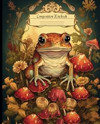 College ruled composition: Notebook Fantasy frog cover, Paper standard size 7.5 x 9.25 in. 110 white college ruled pages. This is the perfect ... professionals, and writing enthusiasts.