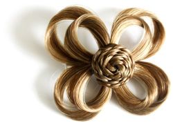 Amore Hair Extensions - LA/X/FIORE/F/AC / 10 - Flower coccodrillo - colore 10 - Grande Ash Brown